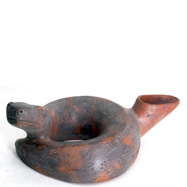 Snake vessel-Colima