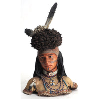 Apache warrior bust