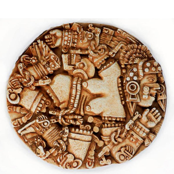 Aztec Moon Goddess plaque