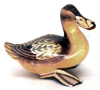 Wood Carved Duck, painted