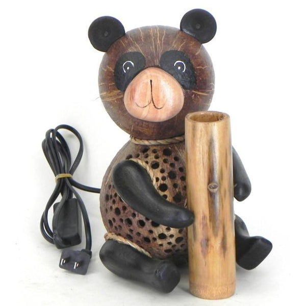 Lamp-Coconutand Wood Panda