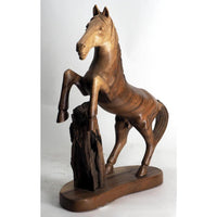 Horse at Stump